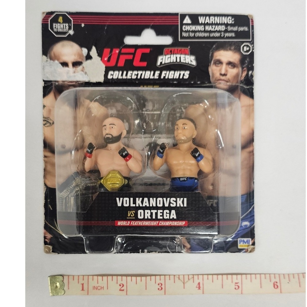 UFC Octagon‎ Fighters Volkanovski vs Ortega Collectible Fights 2-Pack Figures